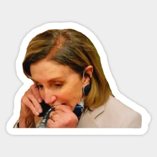 Nancy Pelosi Eating a Slim Jim Sticker